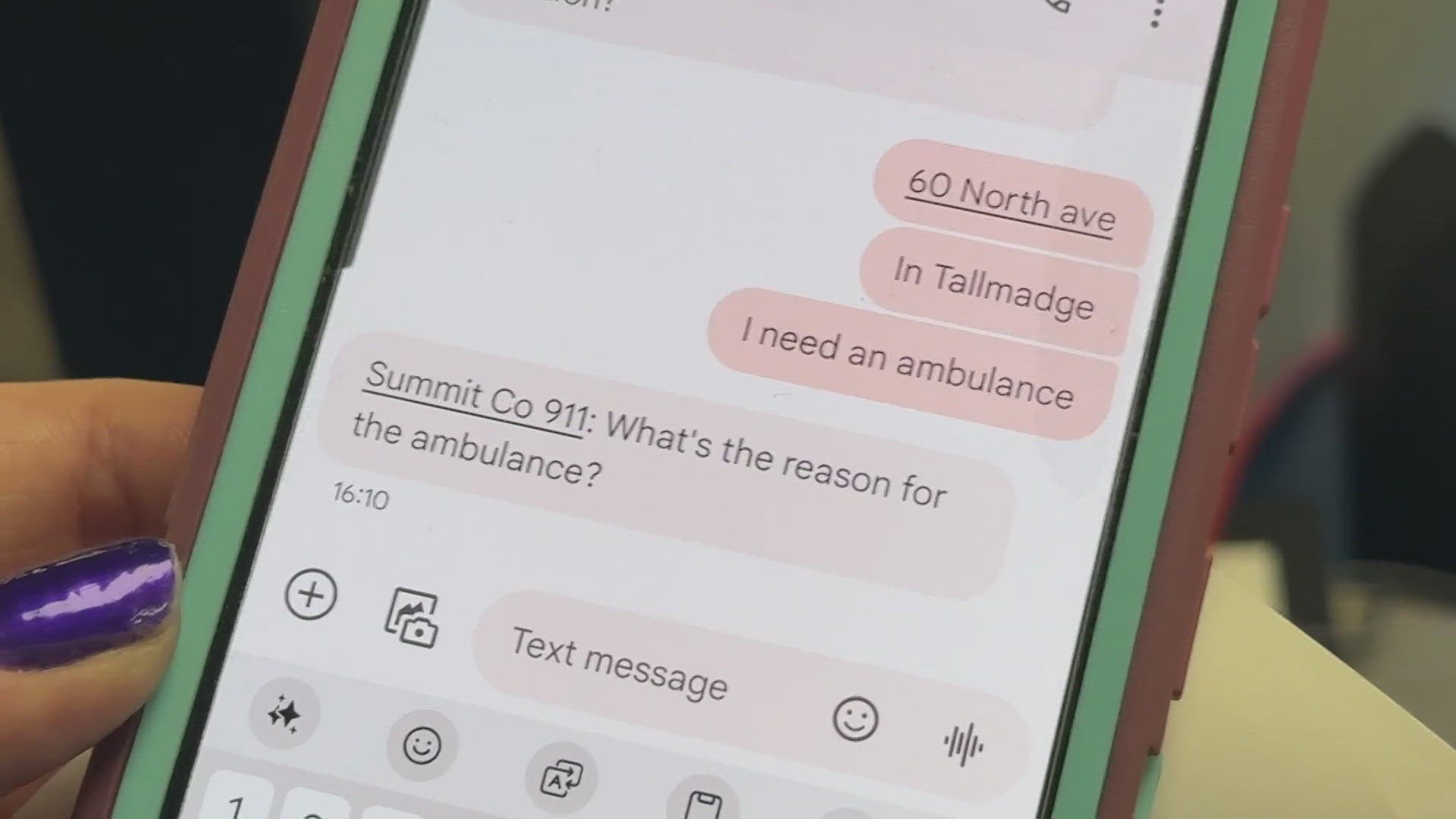 It's another tool for people who are in dangerous situations where texting is safer than calling, as well as those who are hearing impaired.