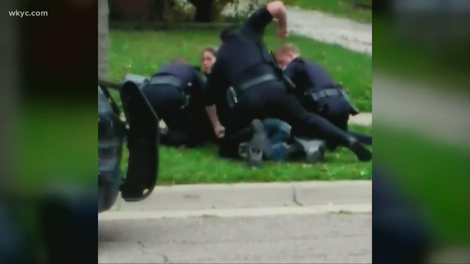 Did Akron officers go too far in aggressive arrest on viral video?