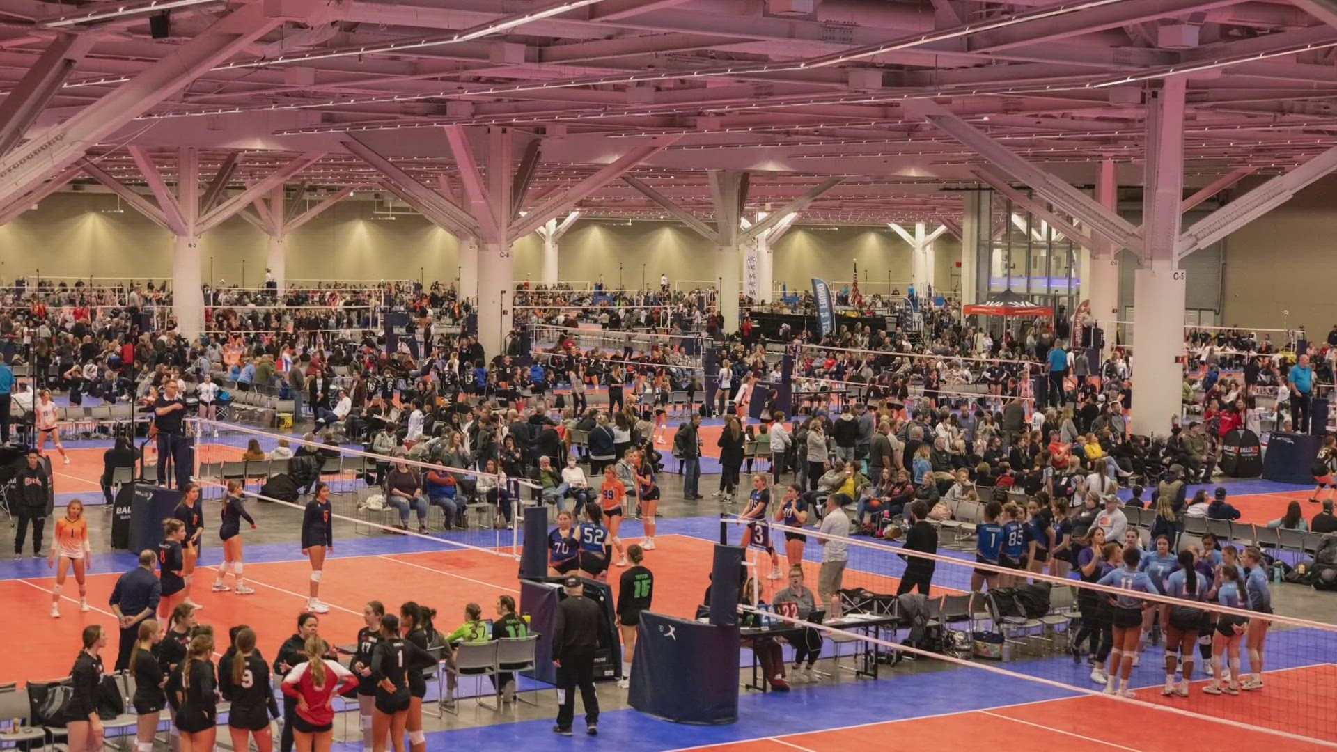 The two-weekend tournament is taking place Jan. 6-7 and Jan. 13-14 at the Huntington Convention Center of Cleveland.