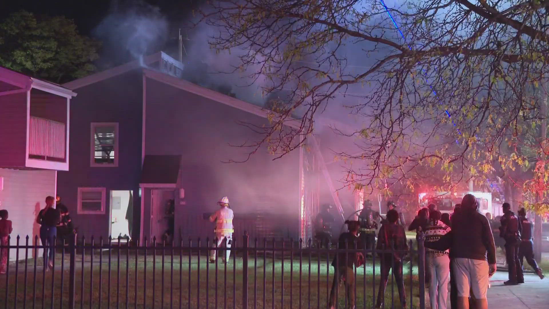 2 people taken to hospital in critical condition after overnight fire ...