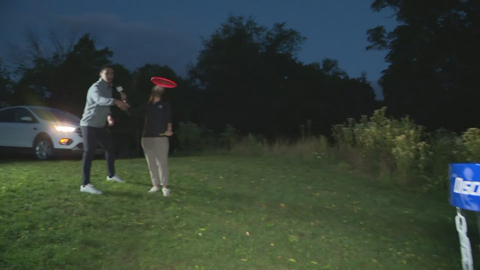 3News' David Greenberg is getting a closer look at the disc golf at Astorhurst Park.