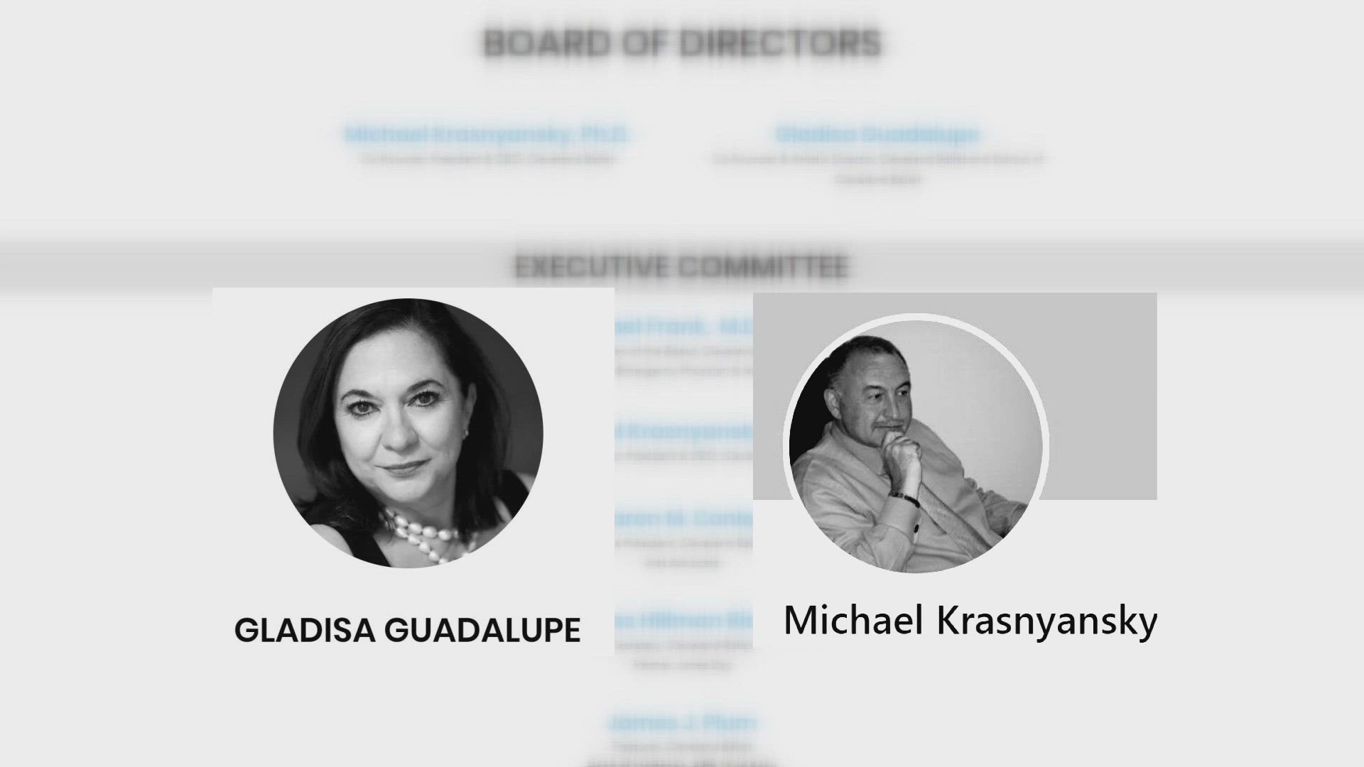 Artistic Director Gladisa Guadalupe and CEO Michael Krasnyansky, who are also married, are suspended pending internal and external reviews.