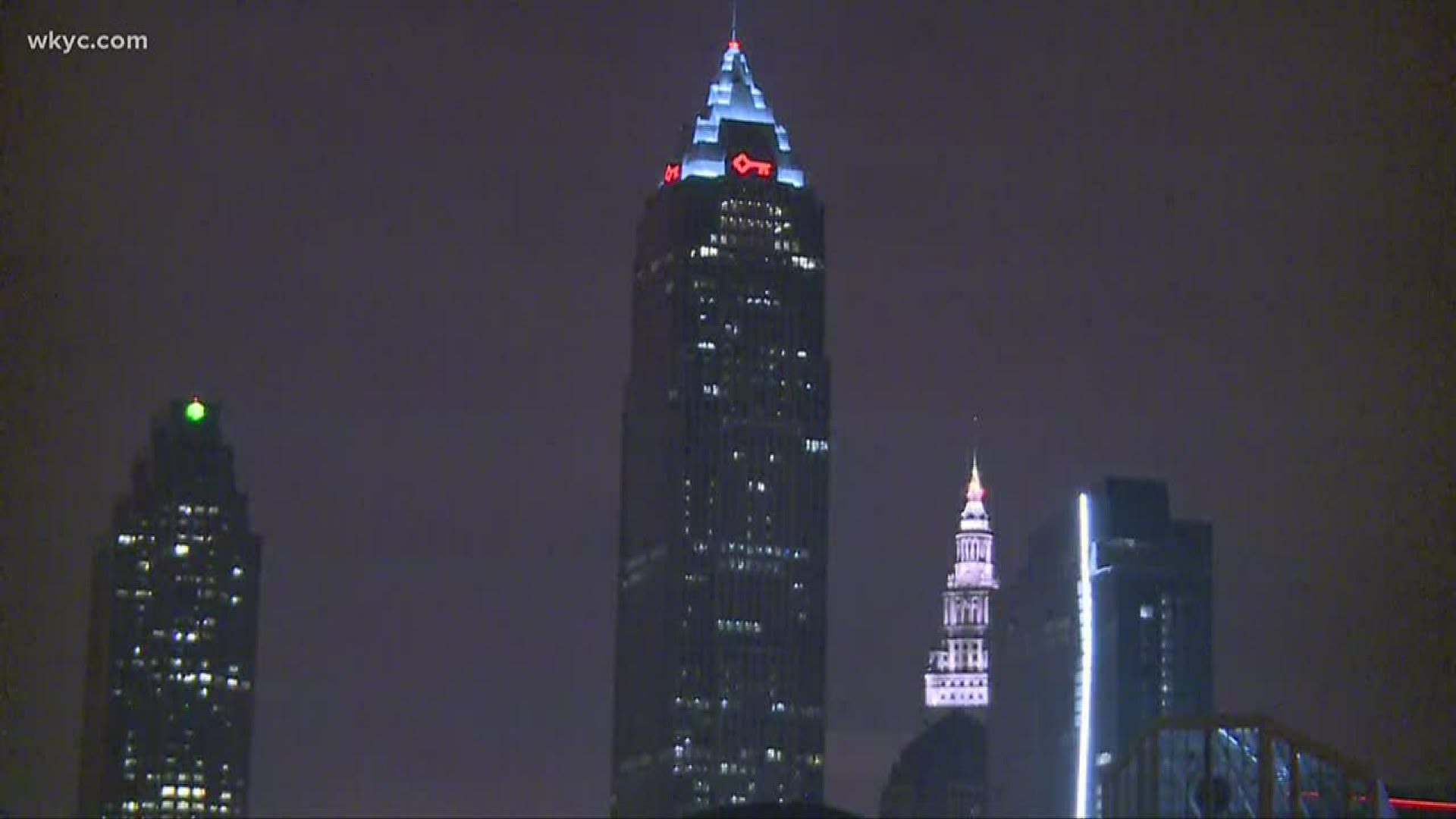 Cleveland will be lighting up in blue tonight. It's a symbolic way for all of us to say thanks to all the front line workers amid this coronavirus pandemic.