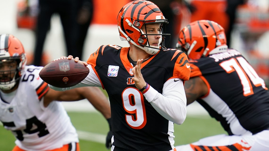 Cincinnati Bengals vs. Cleveland Browns. Fans support on NFL Game