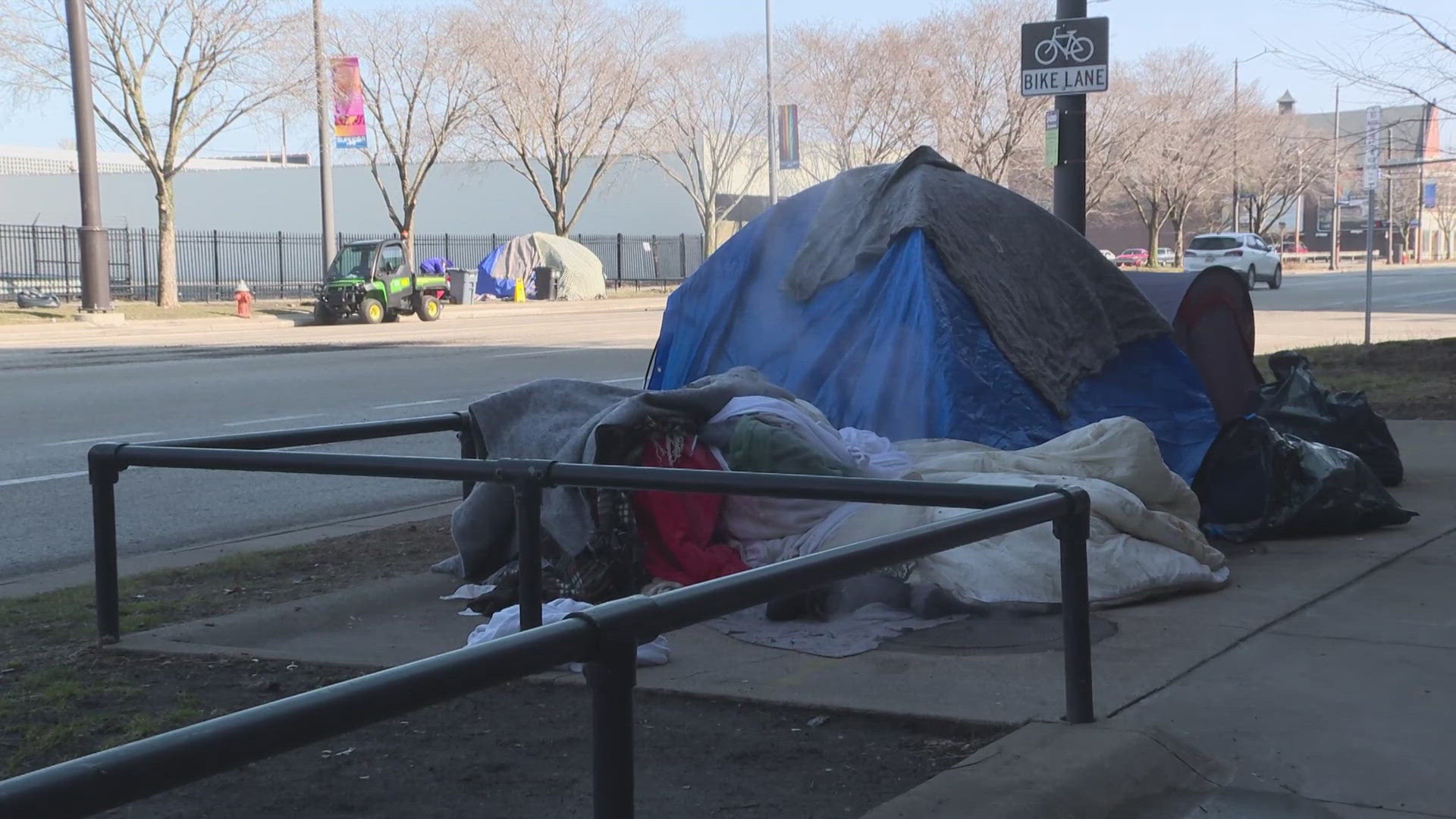 Dozens of unhoused residents have been moved into homes as the city targets large encampments. Mayor Justin Bibbs says it's about 'giving people hope.'