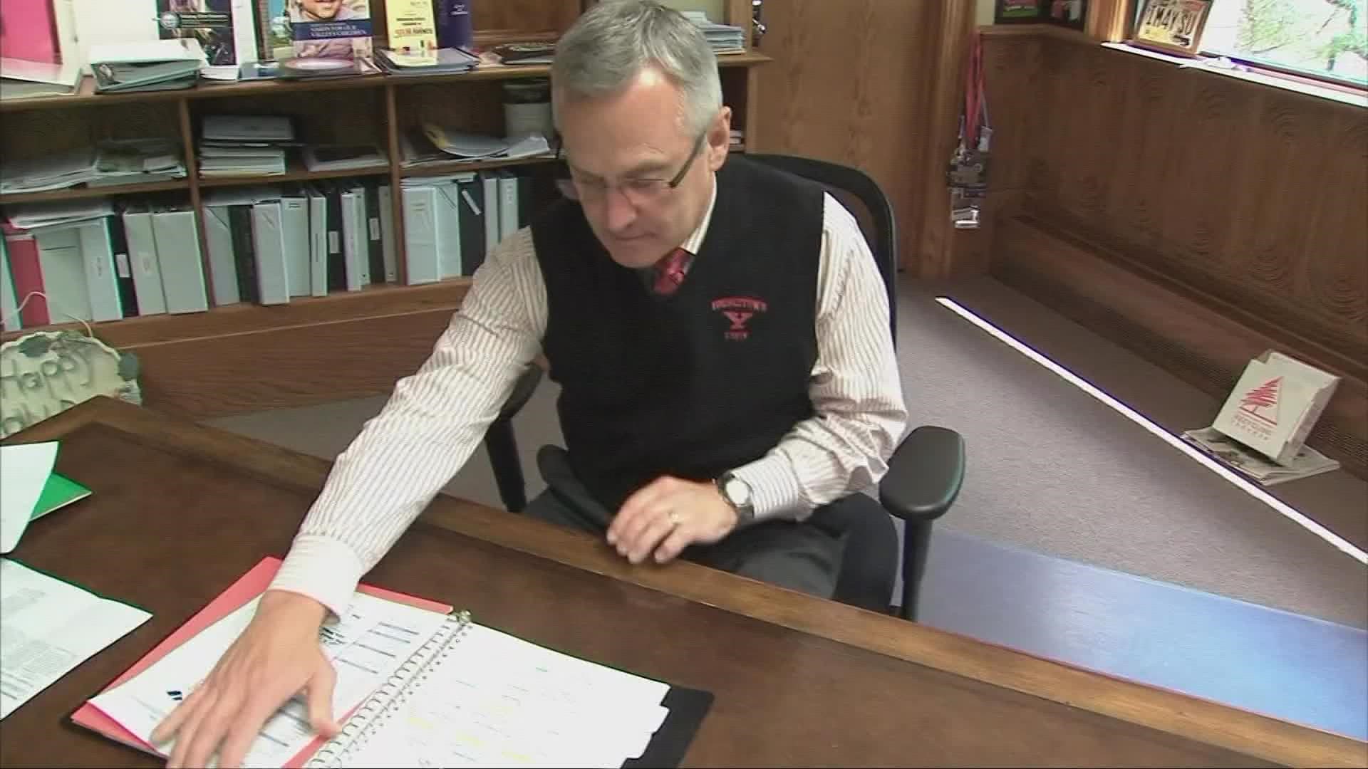 Youngstown State University has announced that Jim Tressel will step down as president effective on February 1, 2023.