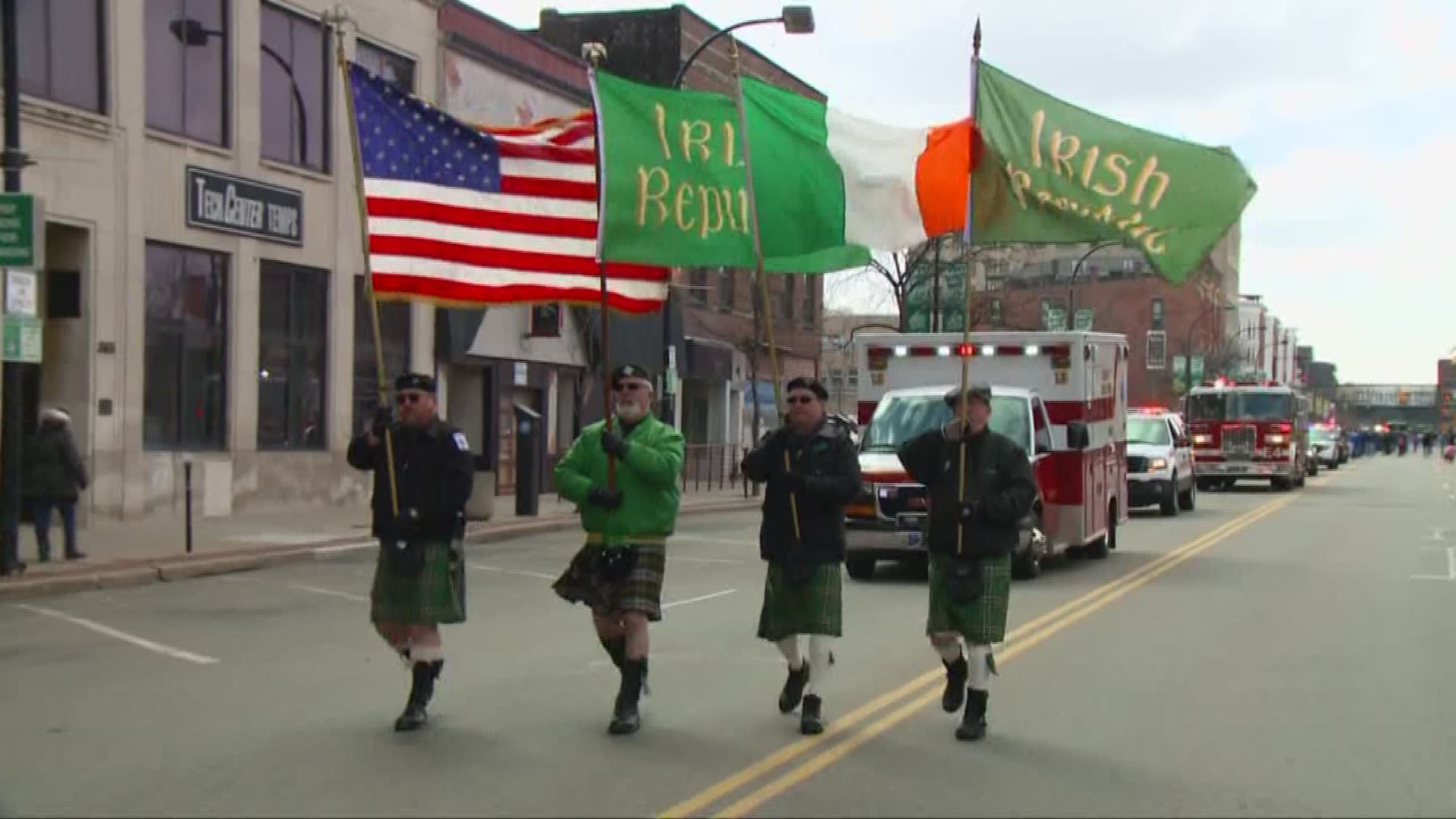 Akron celebrated St. Patrick's Day today