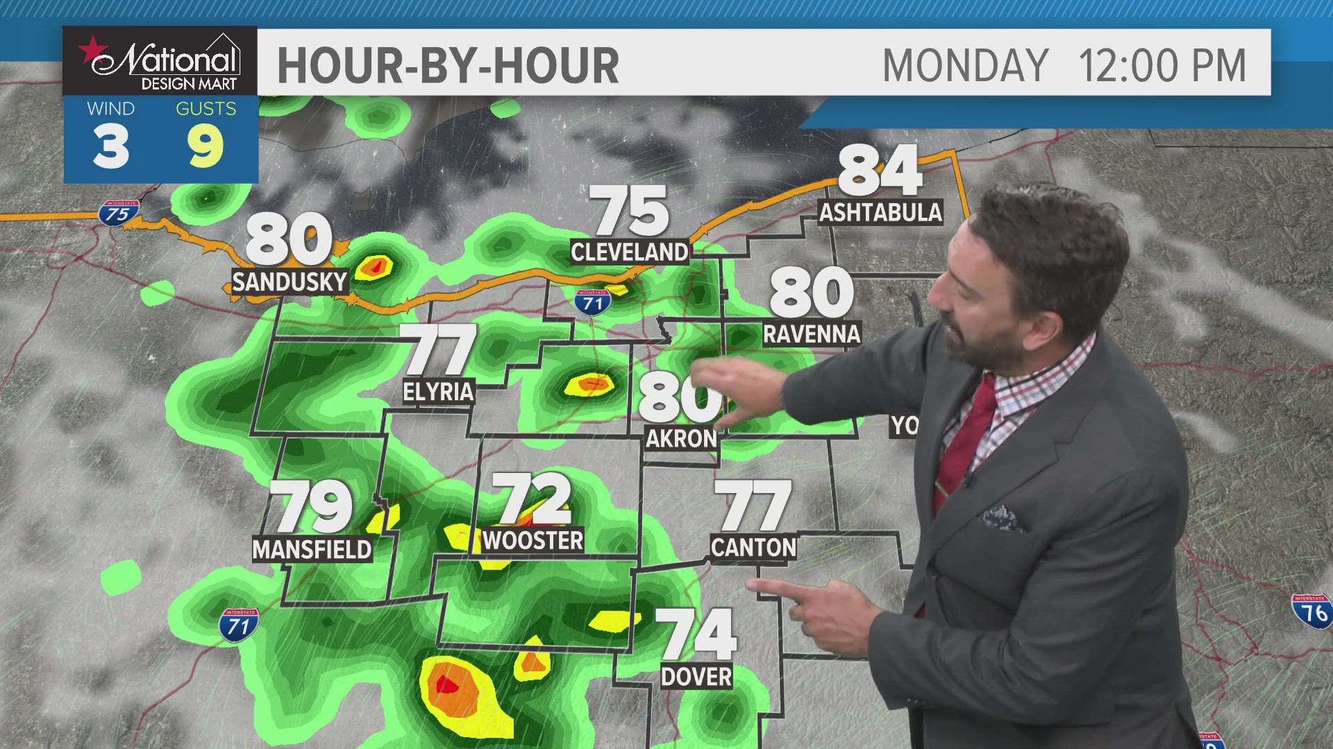 Tracking rain and storm chances this week: Morning weather forecast in  Northeast Ohio for July 29, 2024