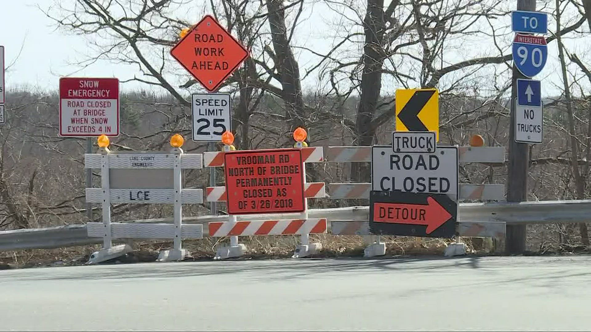 March 23, 2018: As a portion of Vrooman Road closes permanently in Lake County, local drivers are looking for the best detour options.