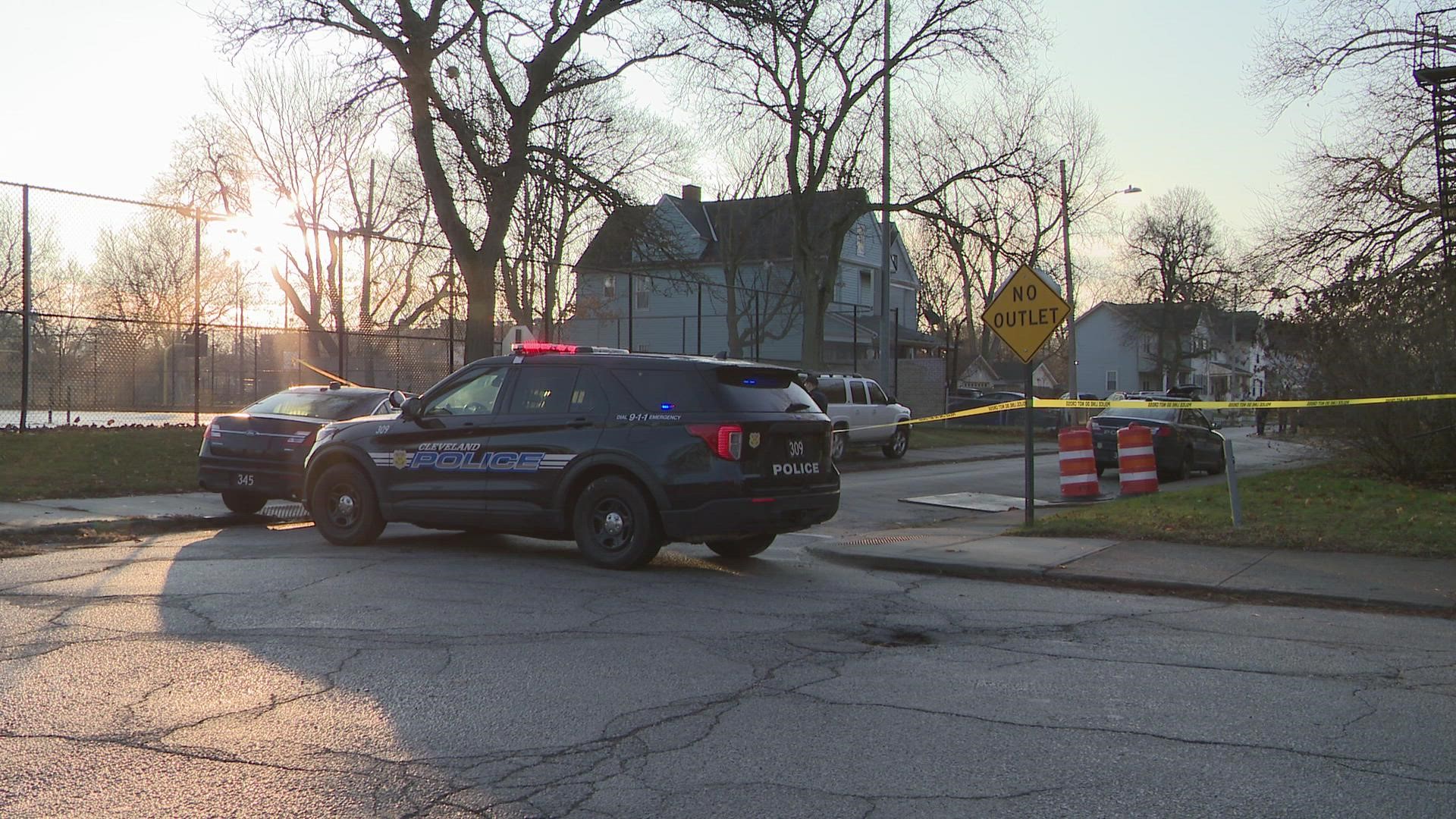 The incident happened on East 85th street in Cleveland.