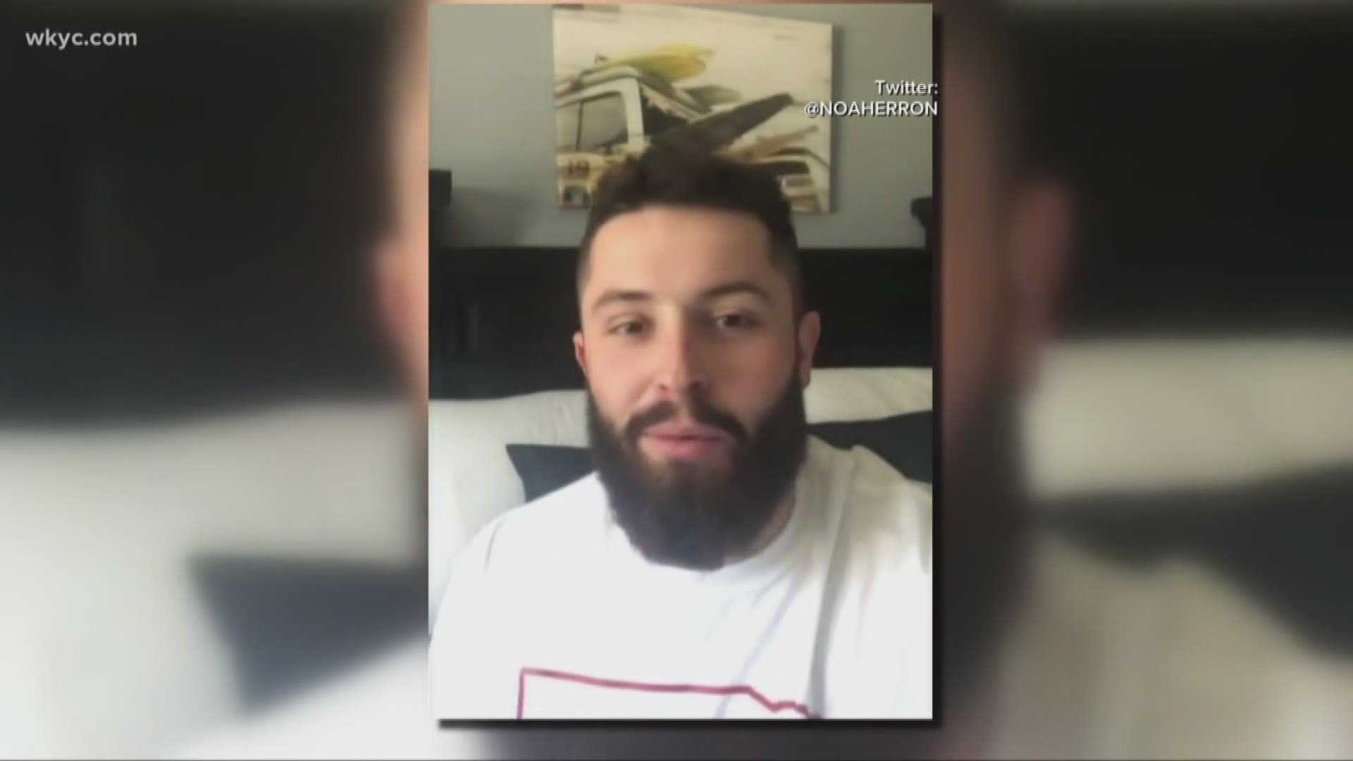 'Keep fighting' | Browns QB Baker Mayfield shares message of hope with Brunswick cancer survivor