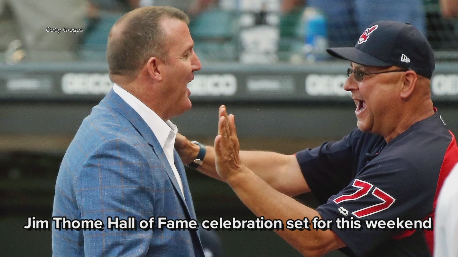 Cleveland Indians' Jim Thome Hall of Fame celebration set for this weekend