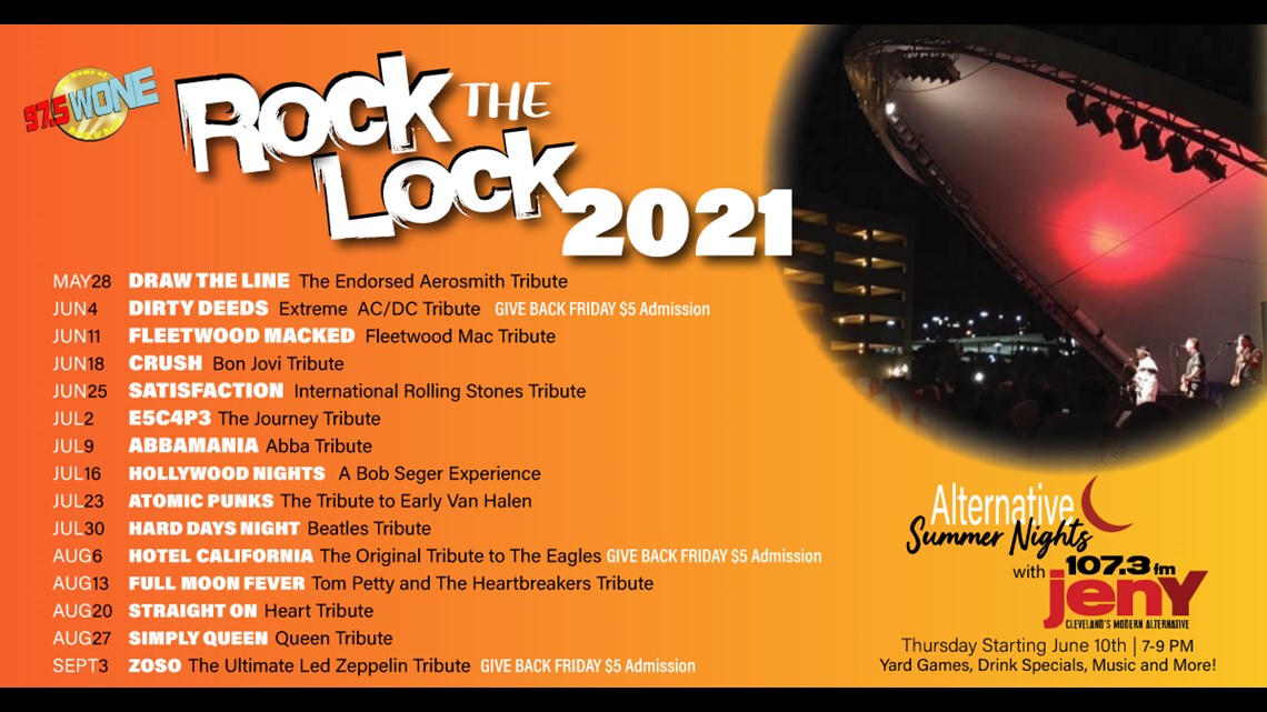 Akron Lock 3 summer events, Rock the Lock schedule released