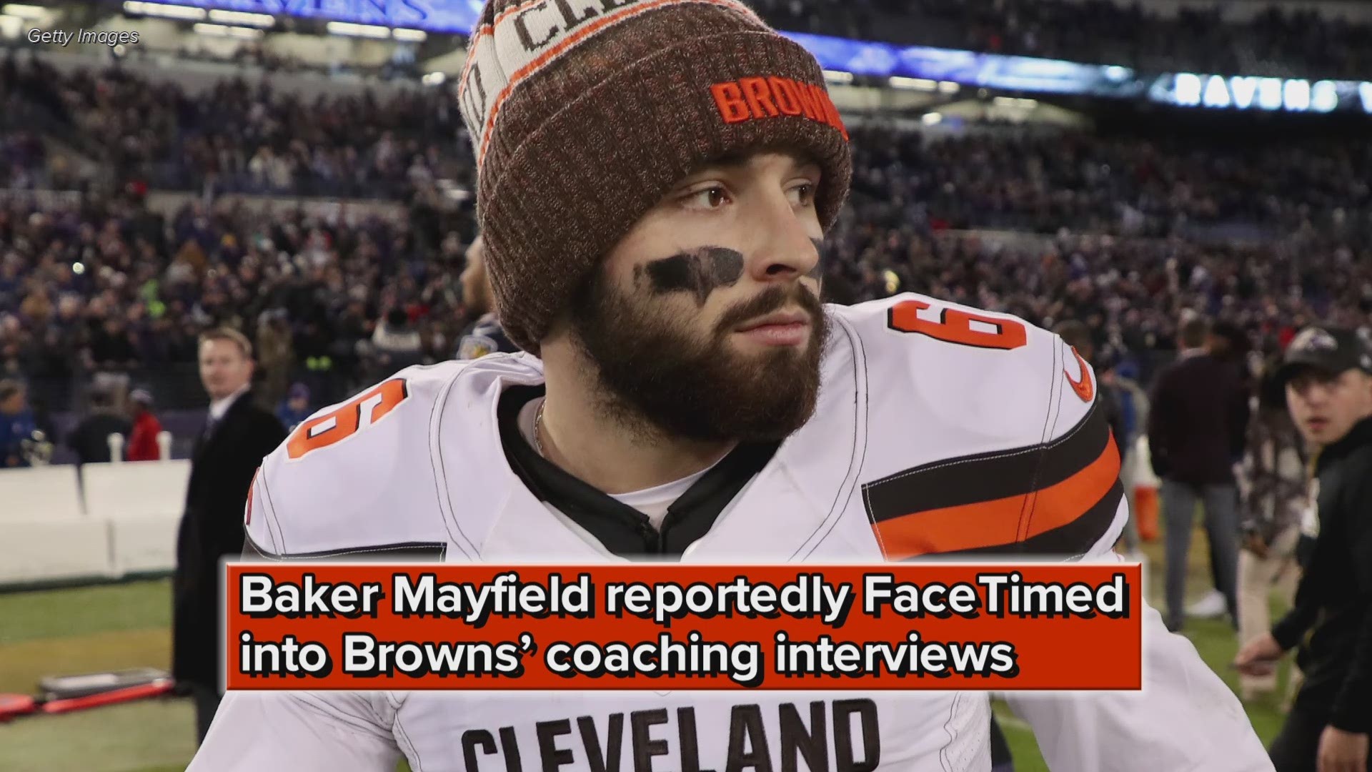 Reportedly, rookie quarterback Baker Mayfield FaceTimed into the Cleveland Browns’ coaching interviews.