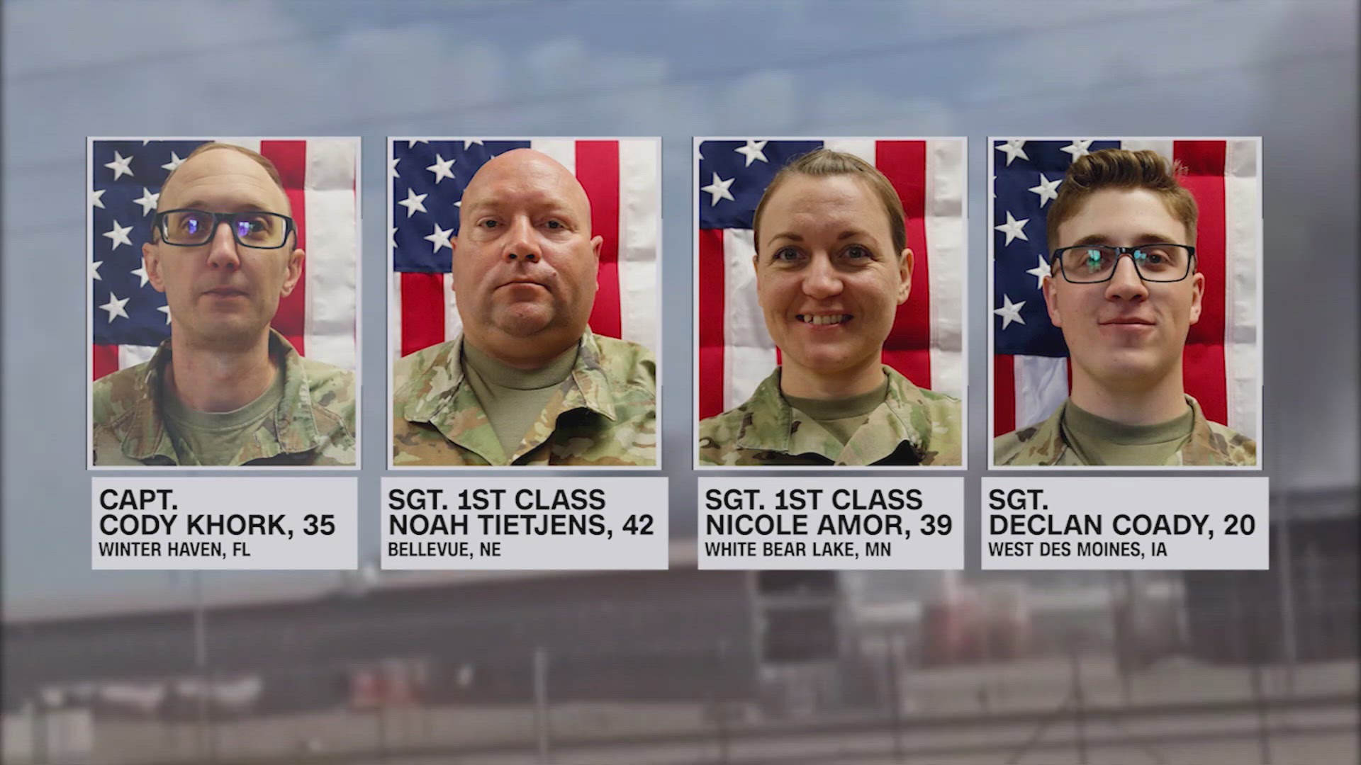 Pentagon identifies 4 service members killed in Iran operation