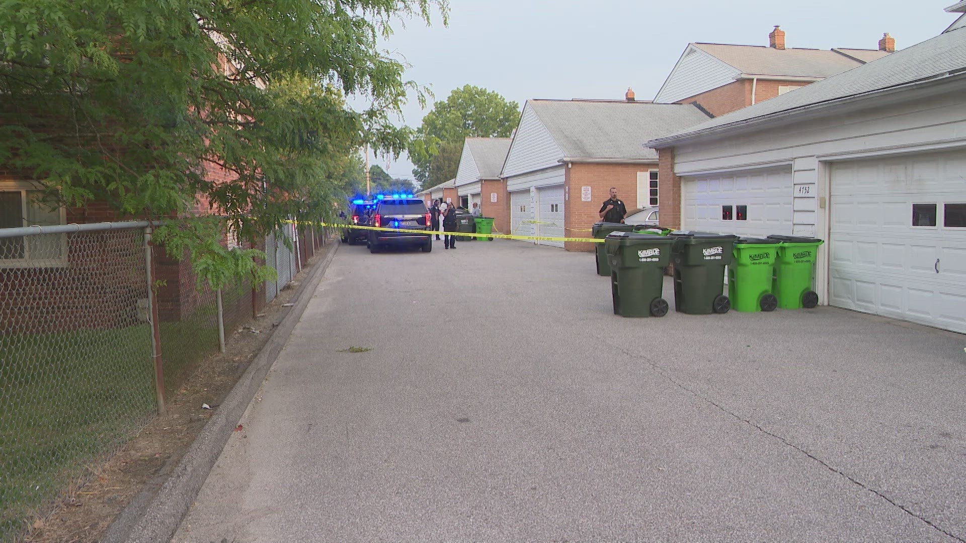 A 40-year-old man was found dead outside of an apartment complex in Warrensville Heights