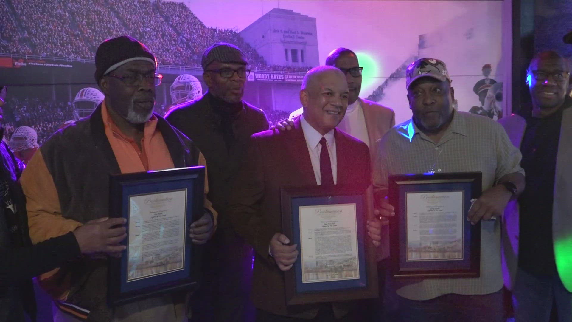 Russ received a special proclamation for Cleveland Mayor Justin Bibb, as did former Browns players Greg Pruitt and Cleo Miller.