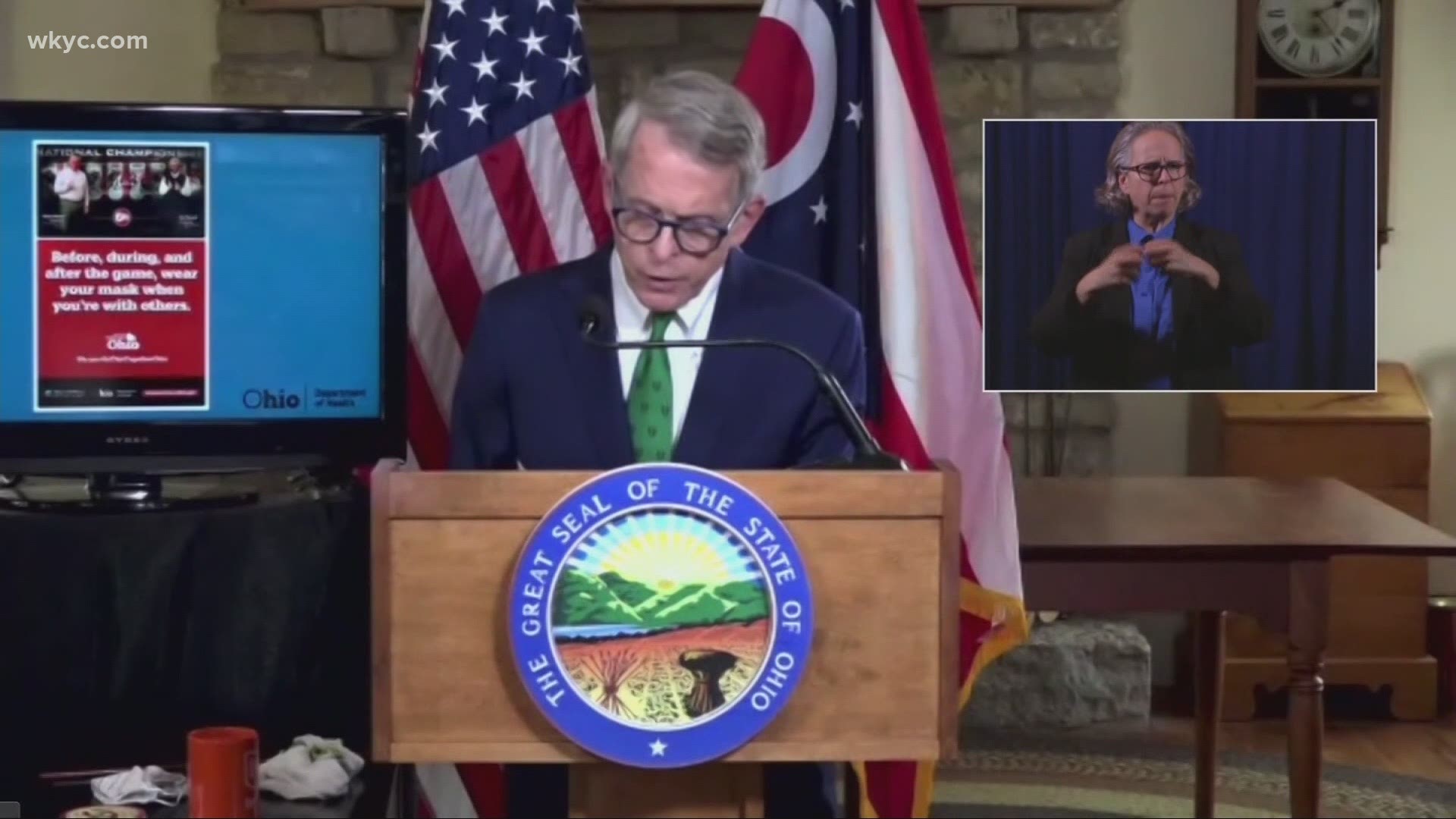 As Ohio continues to see a spike in coronavirus cases, Governor Mike DeWine is urging the state's citizens to reconsider their behavior. Laura Caso reports.