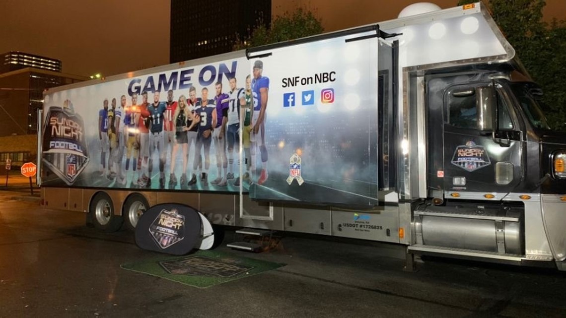 NBC Sports' Sunday Night Football Bus to Stop at the HOF