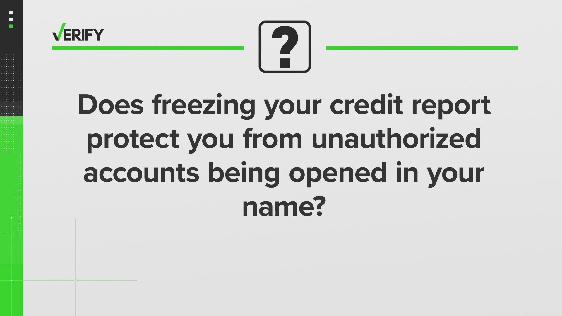 Anyone who steals your Social Security number would not be able to unfreeze your credit report with that information, alone