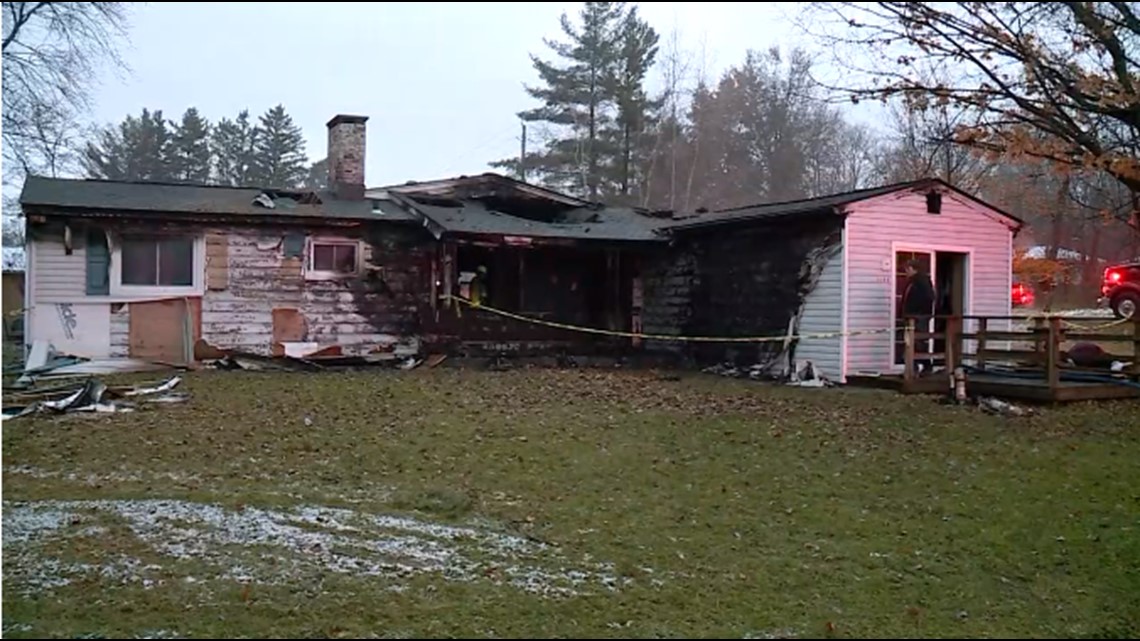 4 people hospitalized after Munson Township house fire
