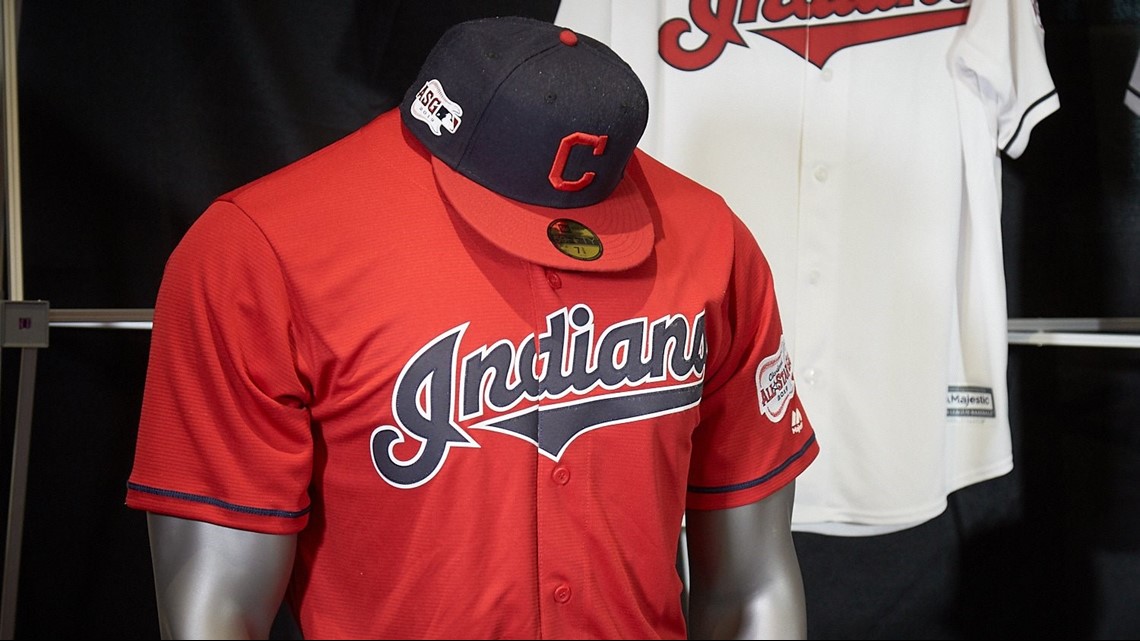 old school cleveland indians jersey