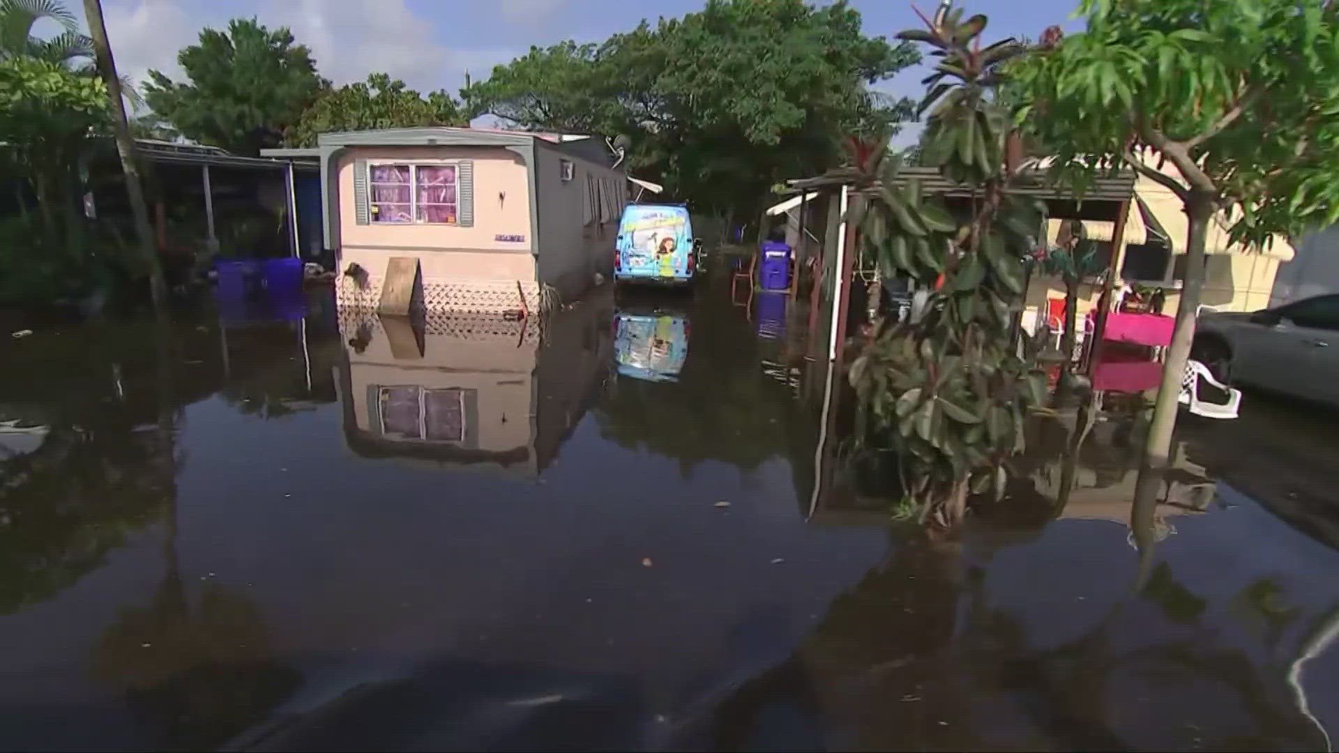 Over 26 inches of rain has been reported in Fort Lauderdale, Florida, causing major flooding across the city.