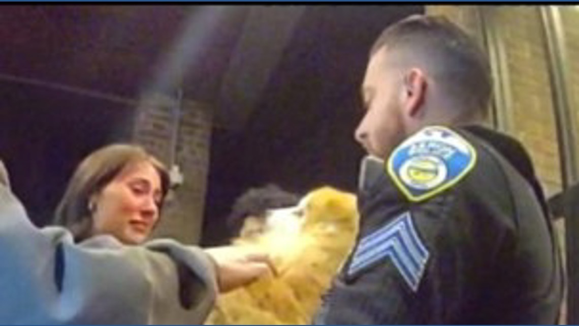 Akron police reunite dog with owner after 7 months of searching | wkyc.com