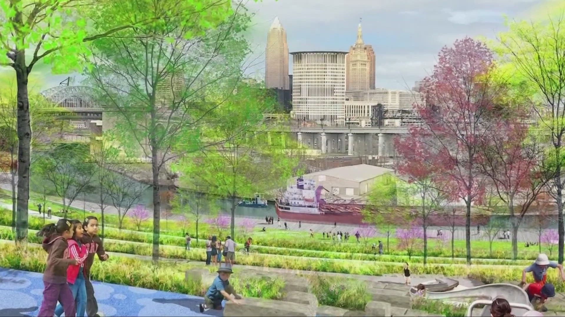 Among the allocations from American Rescue Plan Act funds will be $3 million towards the design of  a land bridge to connect Mall C to the lakefront.