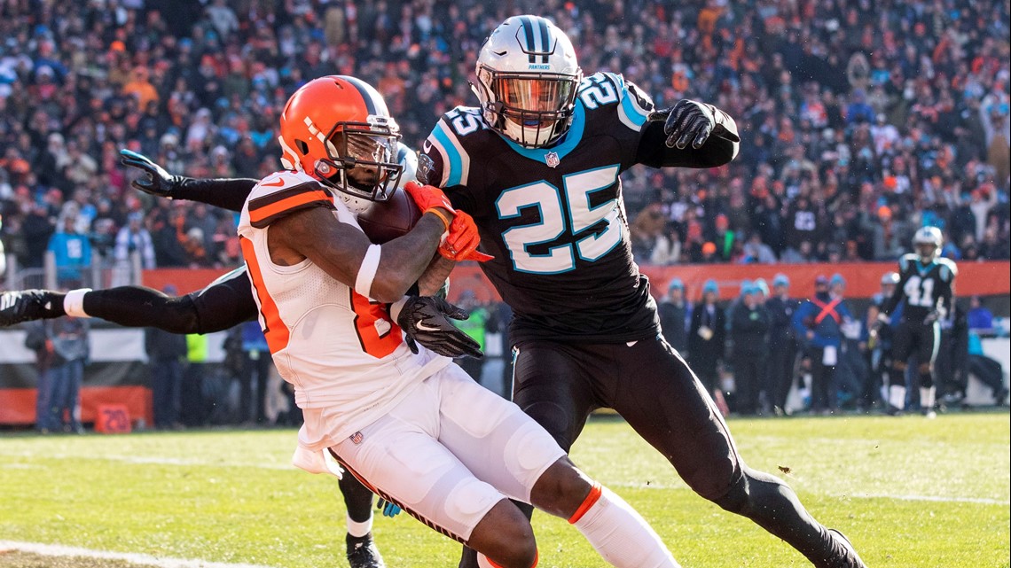 Cleveland Browns Nick Chubb leaps line, dominates Panthers