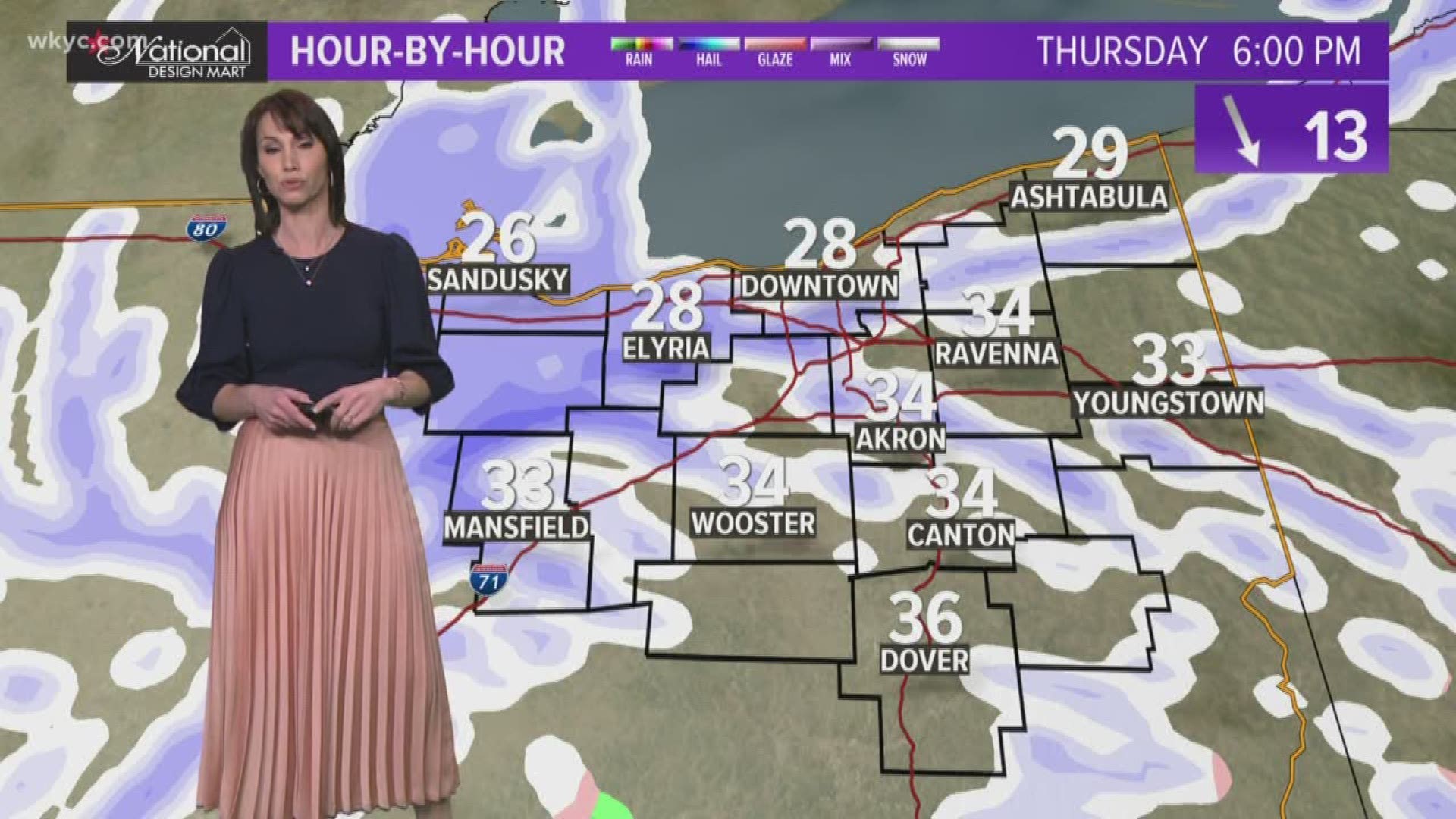 Winter Weather Advisory will go into effect Wednesday afternoon through Thursday morning. Accumulating snow with a sleet/ice mix is expected.