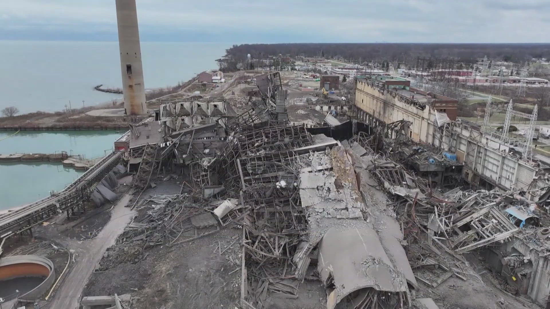 Officials say the area around the power plant has been determined to be safe and clear. Normal activities can resume.
