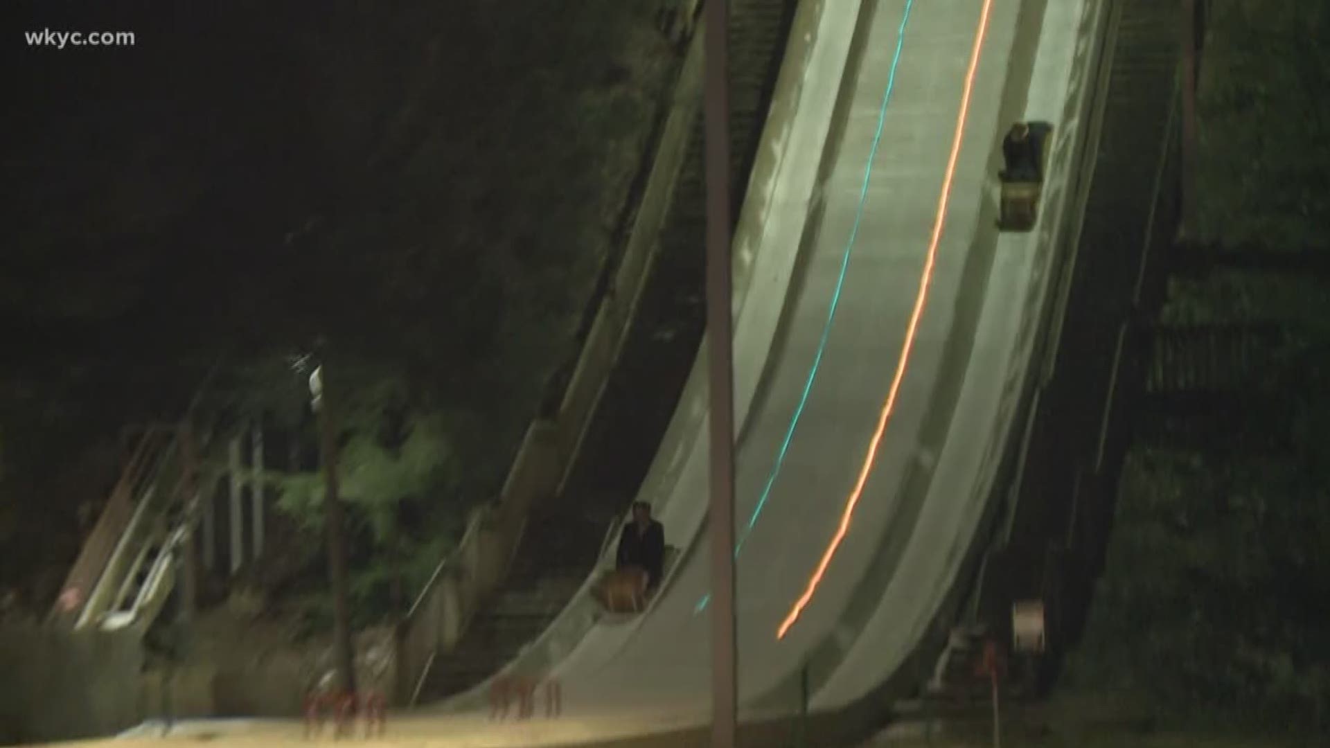 Strongsville Toboggan Chutes & Chalet Winter's adrenaline rush