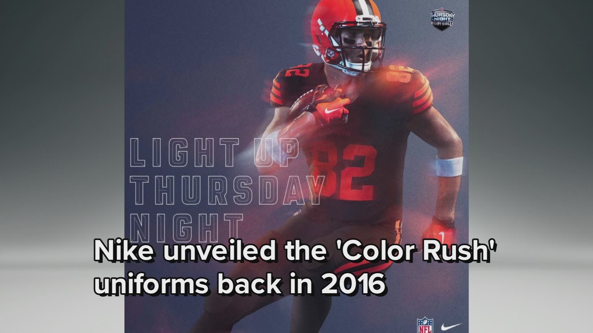 Cleveland Browns to wear 'Color Rush' uniforms multiple times in 2018
