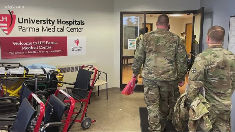 University Hospitals to give special thank you to Ohio National Guard members helping with COVID surge