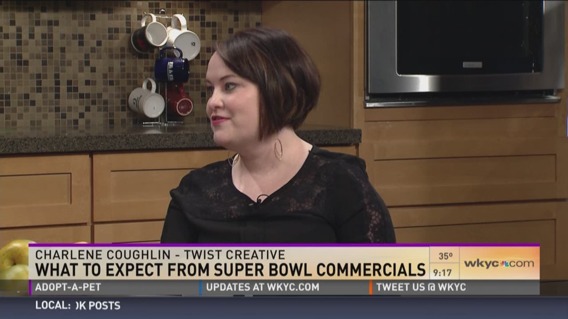Charlene Coughlin, at Twist Creative, drops by the WKYC studios to discuss what will make this year's commercials different and why these are the most expensive advertising spots of the year. 