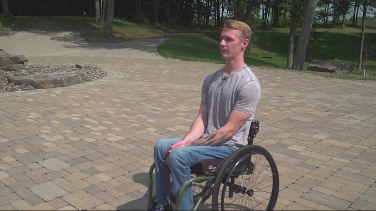 Ravenna Eagle Scout paralyzed in ski accident aims to inspire others
