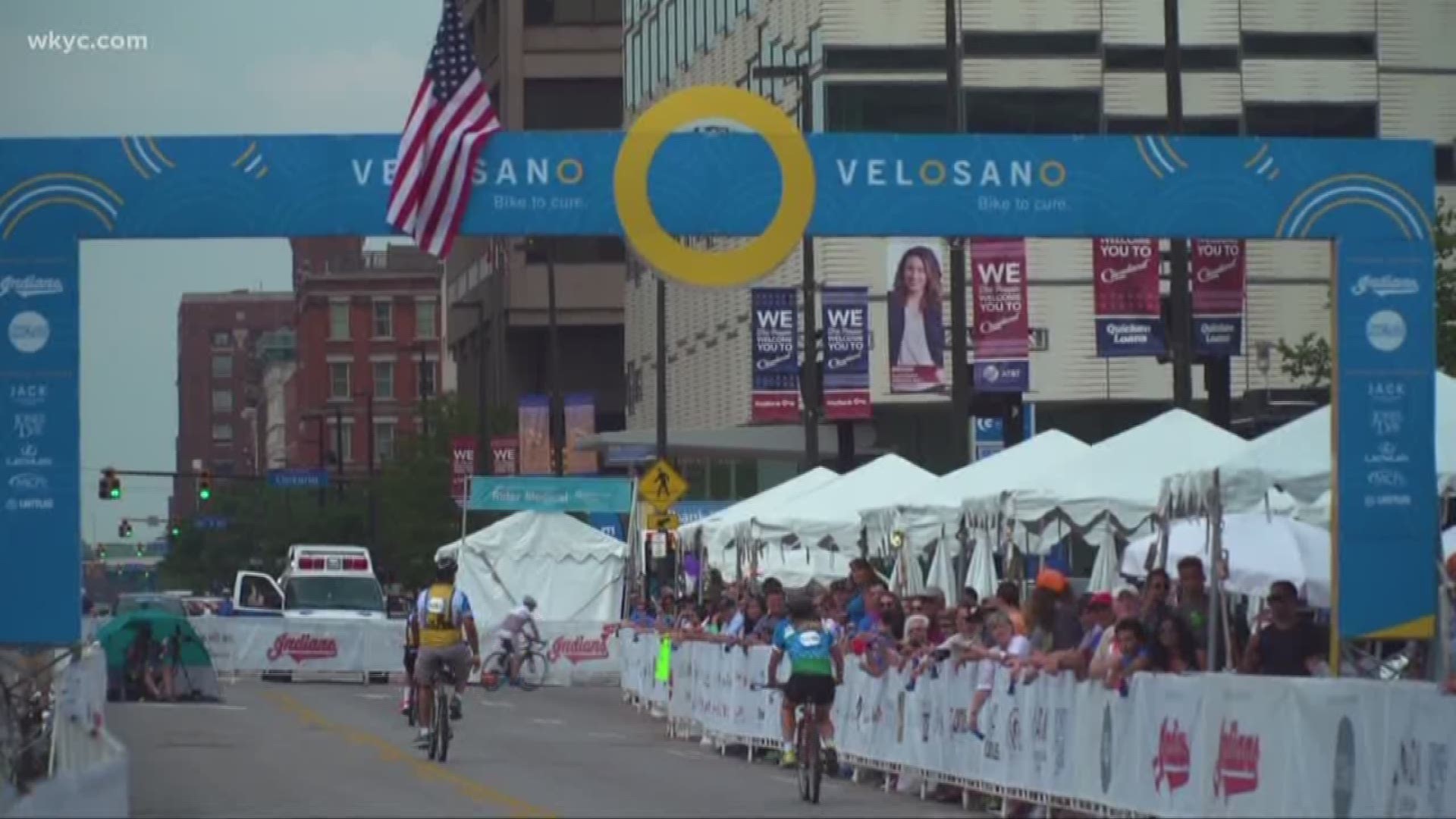 July 20, 2018: Here's how the VeloSano race event is helping fund cancer research in Cleveland.
