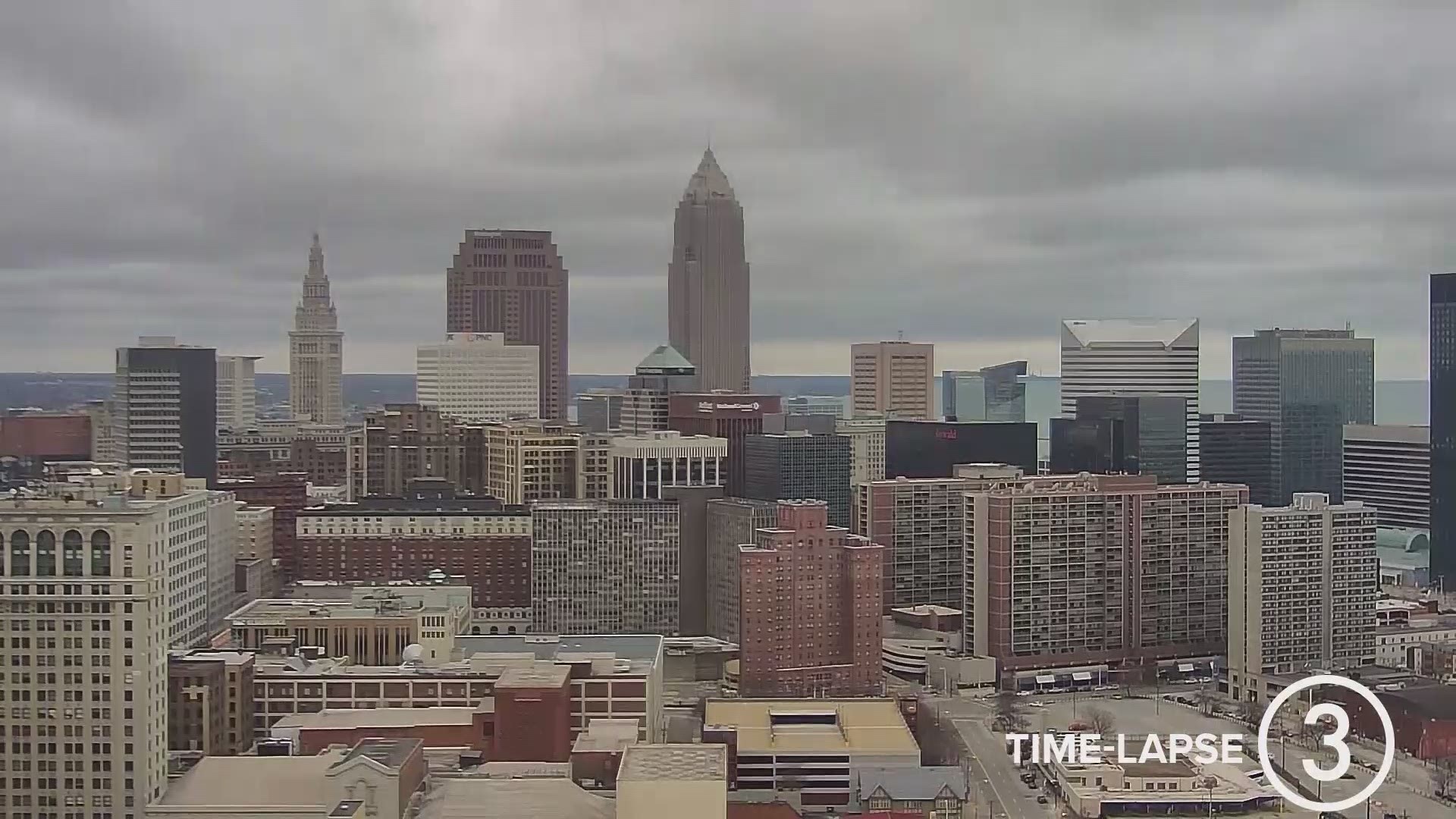 A north to northeast wind brought plenty of cloud cover to the Cleveland area on Saturday as seen from the WKYC Studios CSU Cam weather time lapse. #3weather