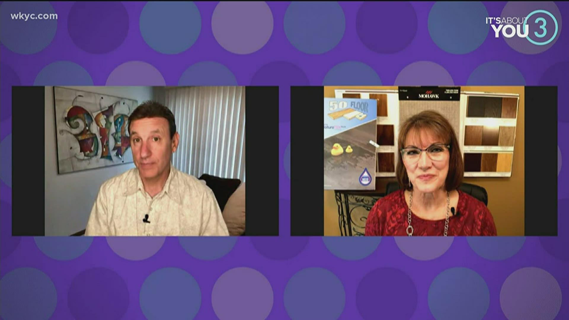 Judy Brown is back to talk to Joe about 50 Floor's June deals and their safe, in-home viewing so you can see what your new floors will look like in your home!