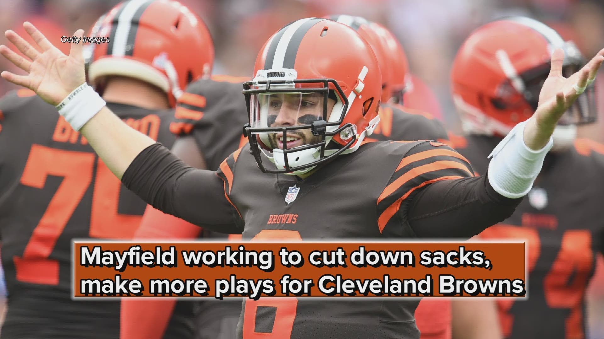 Baker Mayfield working to cut down sacks, make more plays for Cleveland Browns
