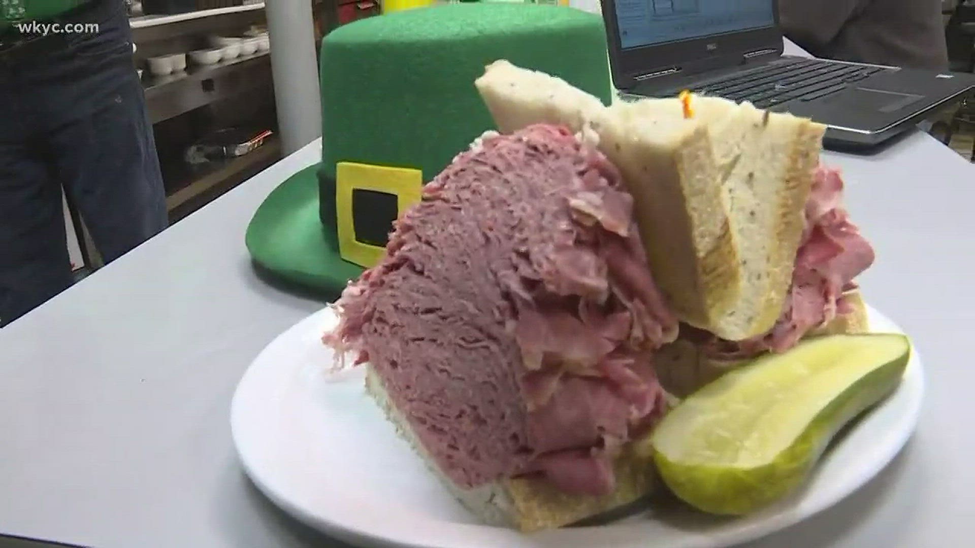March 16, 2018: Hungry? Our crews are excited for St. Patrick's Day, which is why we're at Danny's Deli in Cleveland.