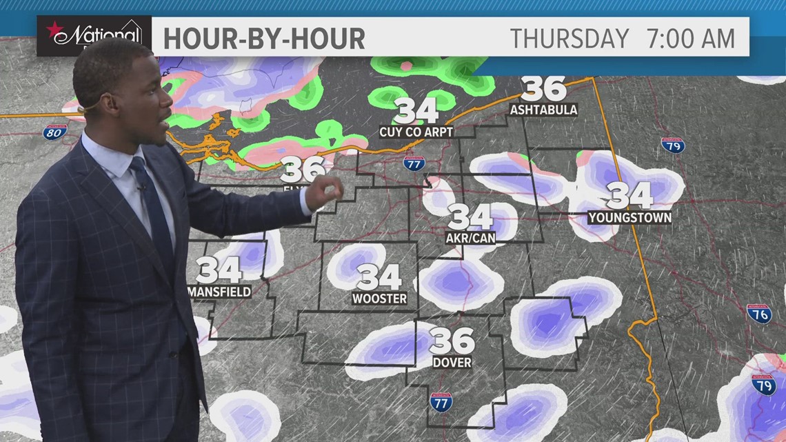 Cleveland Weather: Wednesday evening scattered showers continue into ...