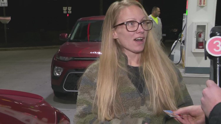 Free gas: Watch the moment 3News' Austin Love surprised Northeast Ohio drivers with $100 gift cards