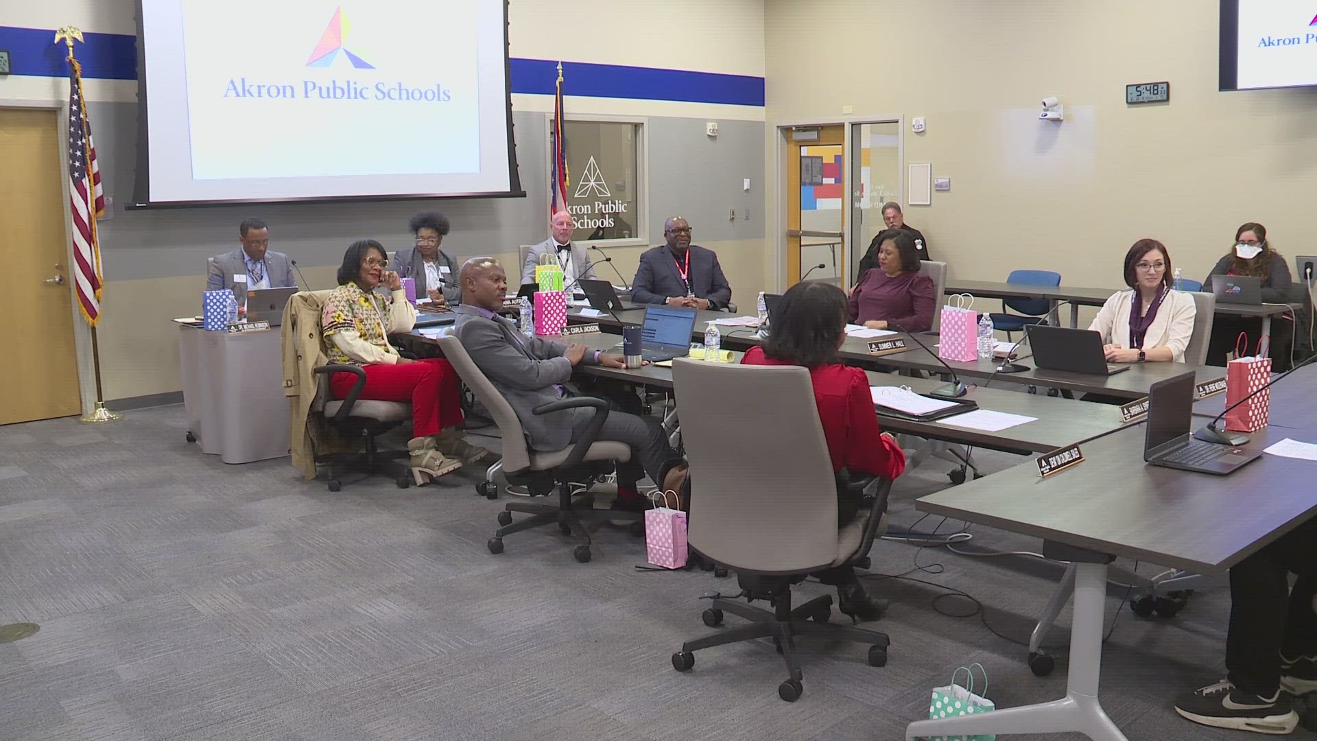 The union claims video from the Jan. 8 Board meeting was illegally edited to cut out board member Rene Molenaur's comments against an outsourced tutoring contract.