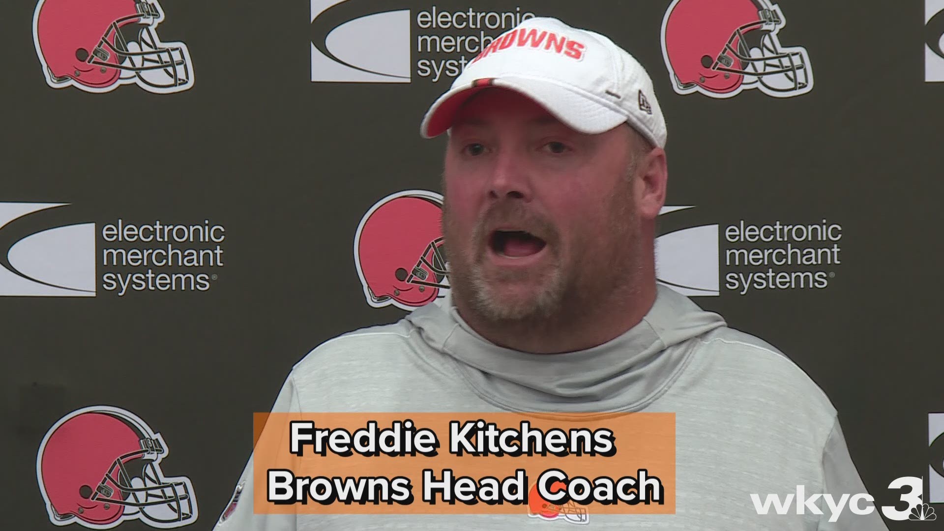 Cleveland Browns coach Freddie Kitchens had a strong response to Bob Wylie's recent comments about the 2018 team.