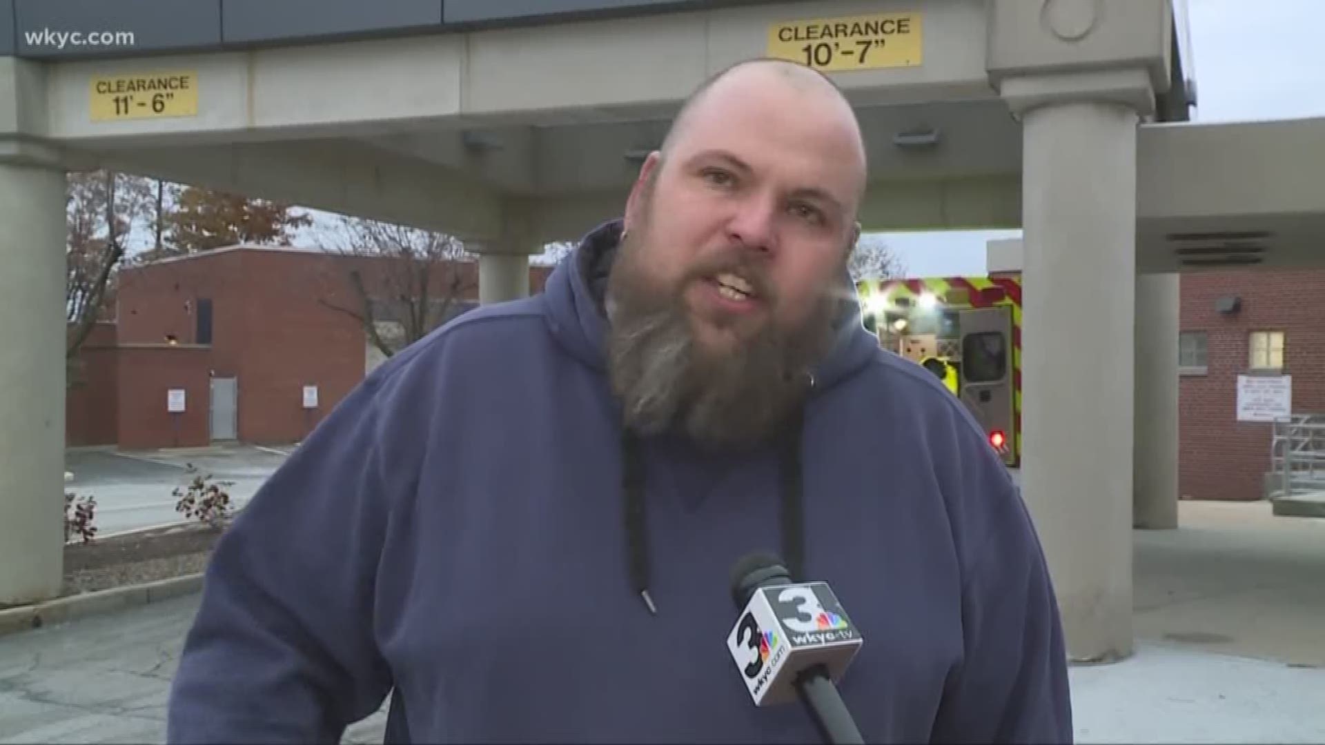 How did employees, patients, and families react to active shooter situation at Medina Hospital