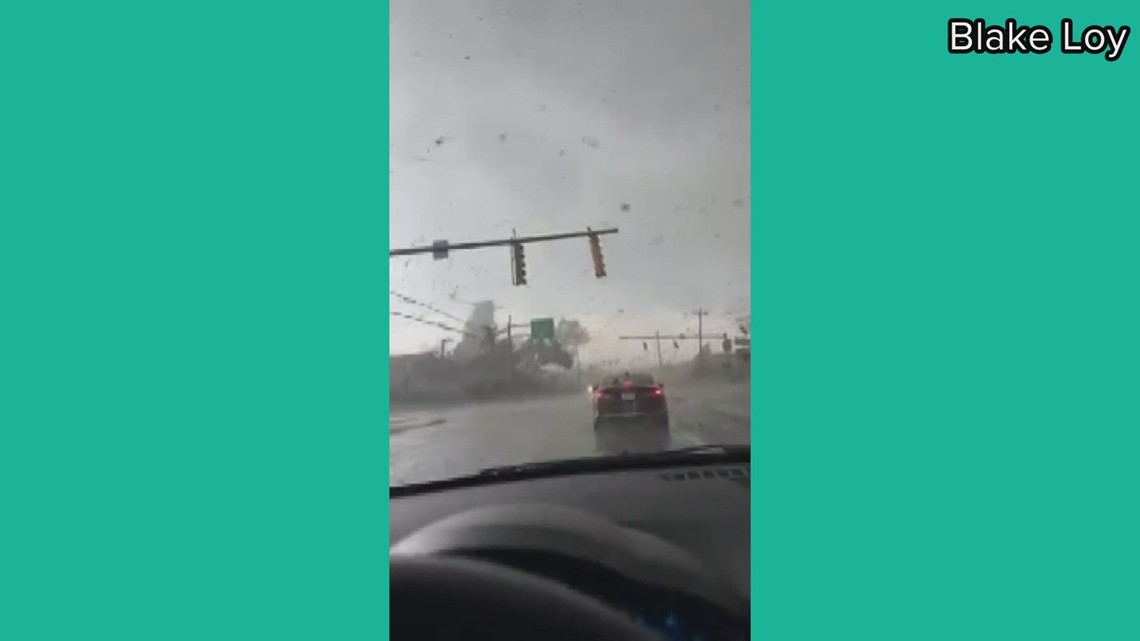 Severe weather hits Point Place in Toledo, Ohio