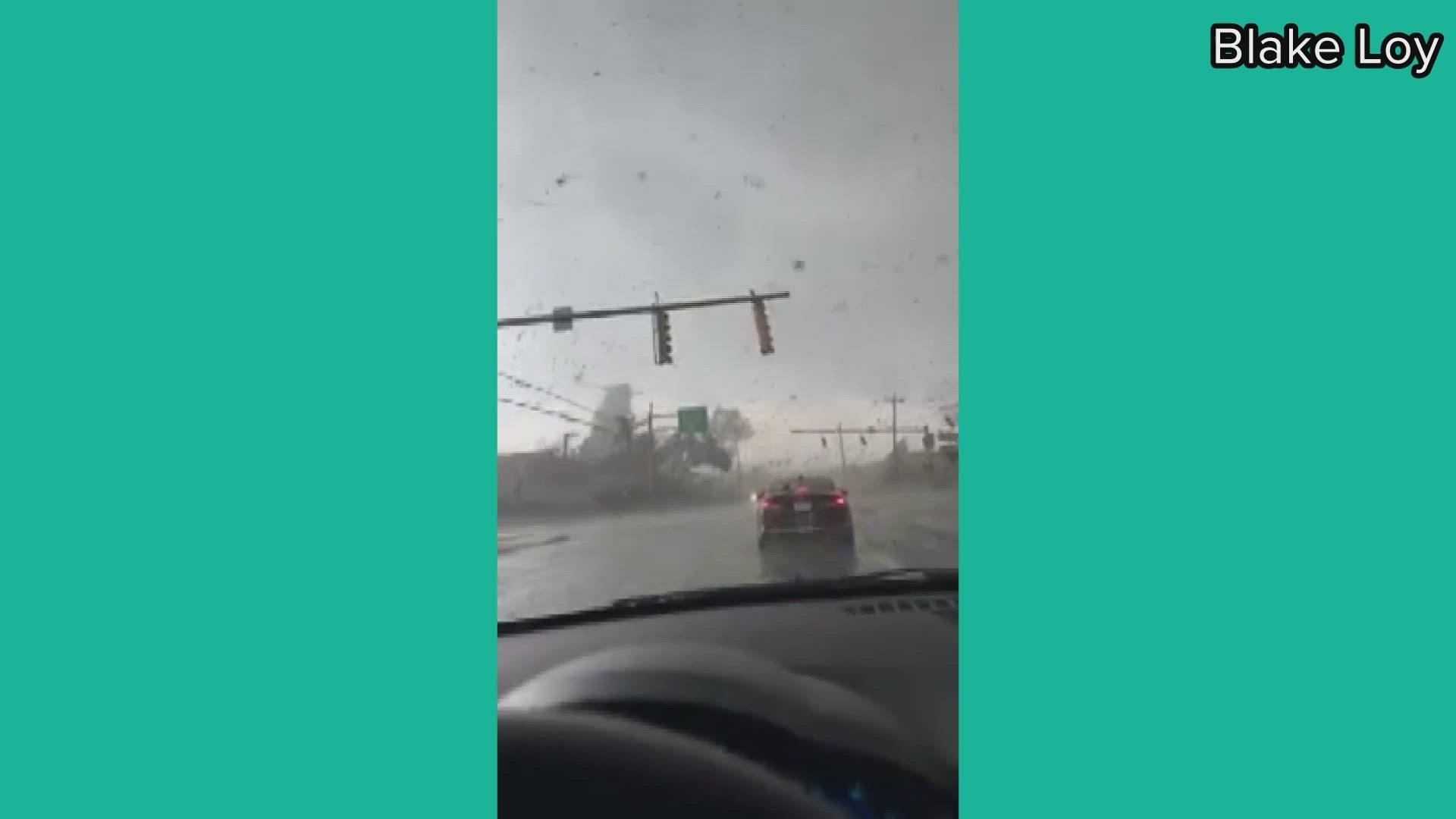 This video, which shows a strong storm hitting Point Place in Toledo, Ohio, was submitted by Blake Loy.