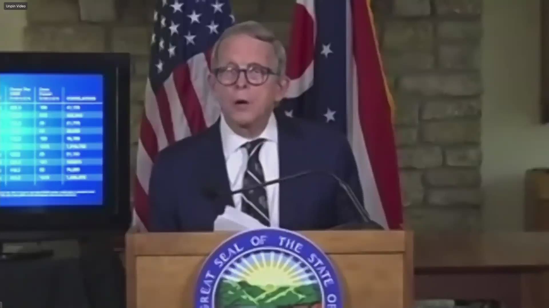 Ohio Governor Mike DeWine said he'll announce new guidance regarding sports in the state next week.  This will be for high school, college and pro sports.